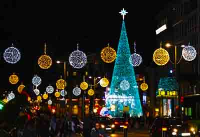 Giant Christmas tree Vigo